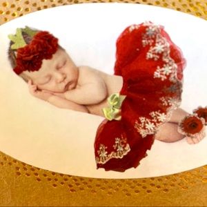 Christmas infant tutu set